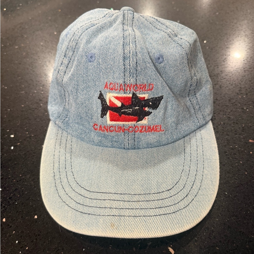 AquaWorld Cancun Cozumel Denim Cap